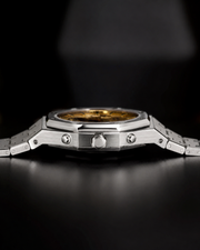 Gold Steel G-SHOCK GA-2100 Luxury Watch