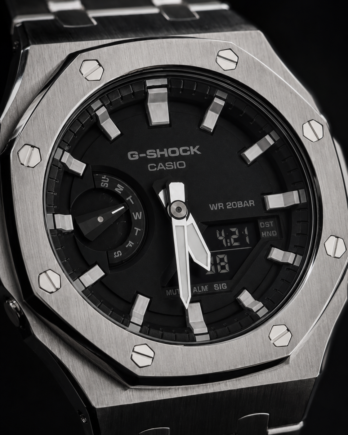 Steel Phantom GA-2100 Metal Watch