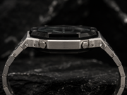 Obsidian Steel — Custom GA-2100 Metal Mod Watch | Made To Order