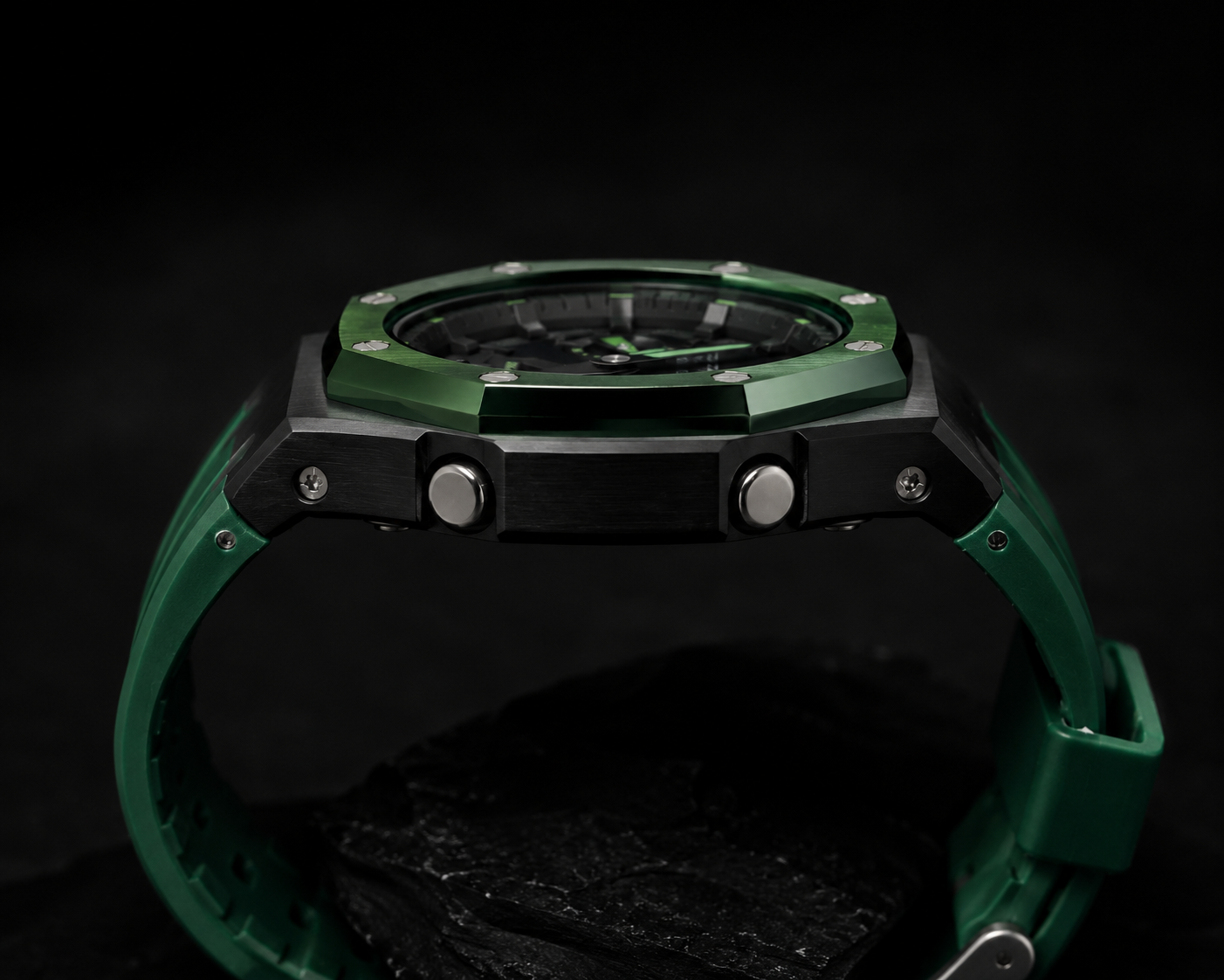 Emerald Phantom — Custom G-SHOCK GA-2100 Watch | Made to Order